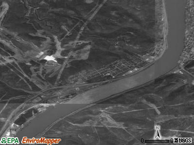 Zip code 43913 satellite photo by USGS