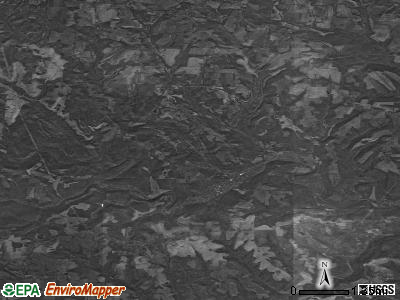 Zip code 43917 satellite photo by USGS