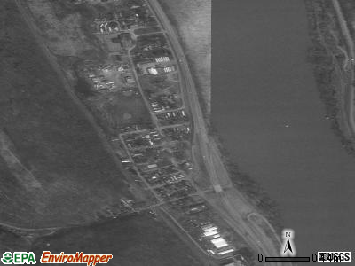 Zip code 43926 satellite photo by USGS