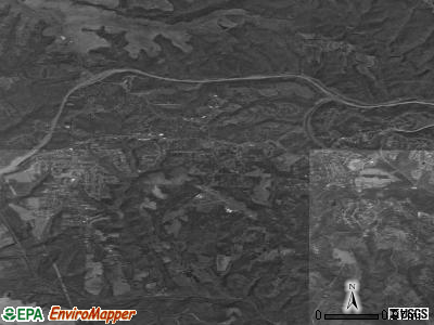 Zip code 43953 satellite photo by USGS