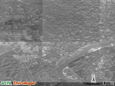 Zip code 43968 satellite photo by USGS