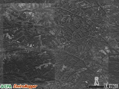 Zip code 43986 satellite photo by USGS