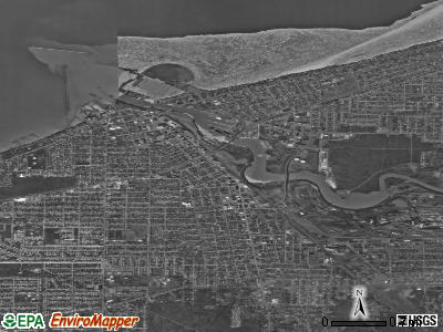 Zip code 44052 satellite photo by USGS