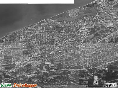 Zip code 44054 satellite photo by USGS