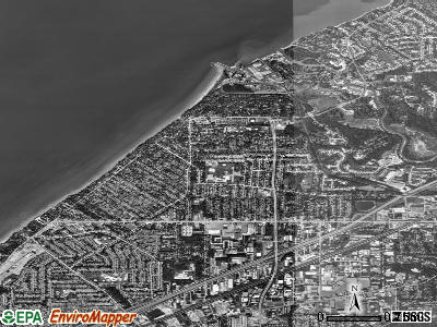 Zip code 44095 satellite photo by USGS
