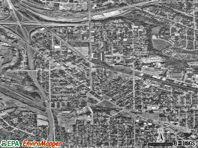 Zip code 44127 satellite photo by USGS