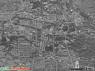 Zip code 44131 satellite photo by USGS