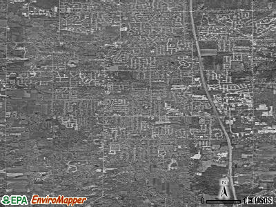 Zip code 44212 satellite photo by USGS