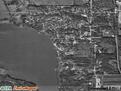 Zip code 44215 satellite photo by USGS