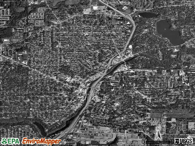 Zip code 44221 satellite photo by USGS