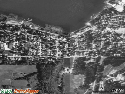 Zip code 44250 satellite photo by USGS