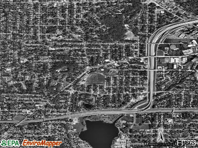 Zip code 44307 satellite photo by USGS