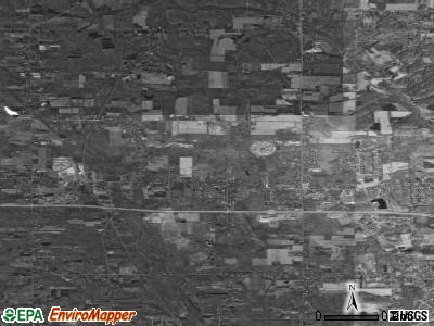 Zip code 44403 satellite photo by USGS