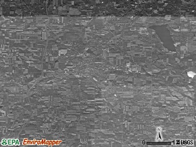 Zip code 44408 satellite photo by USGS