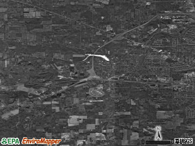 Zip code 44430 satellite photo by USGS