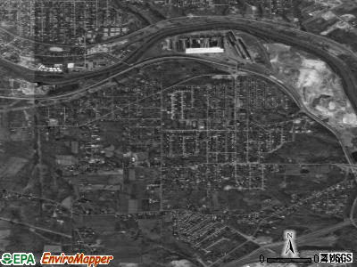 Zip code 44437 satellite photo by USGS