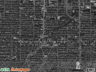 Zip code 44507 satellite photo by USGS