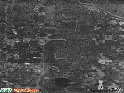 Zip code 44514 satellite photo by USGS