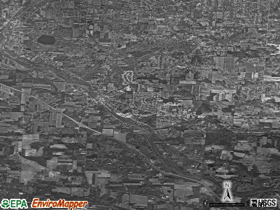 Zip code 44614 satellite photo by USGS