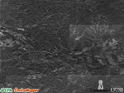 Zip code 44621 satellite photo by USGS