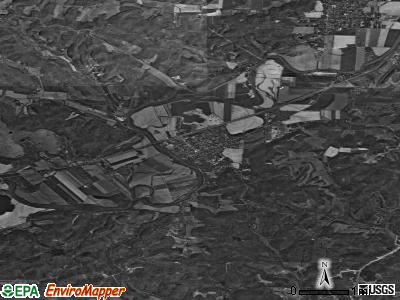 Zip code 44629 satellite photo by USGS