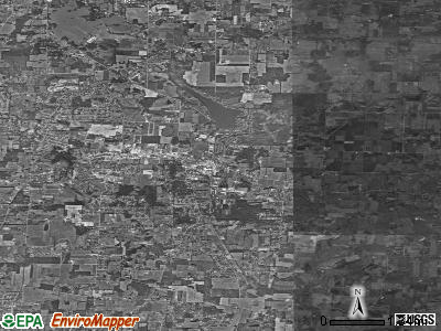Zip code 44632 satellite photo by USGS