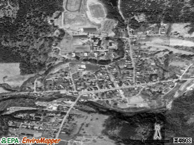 Zip code 05154 satellite photo by USGS