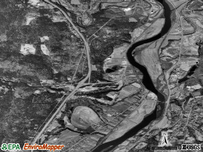 Zip code 05158 satellite photo by USGS