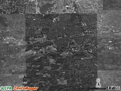 Zip code 44706 satellite photo by USGS