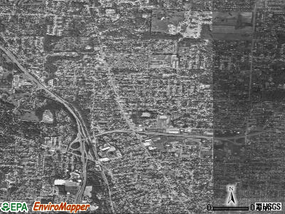 Zip code 44709 satellite photo by USGS