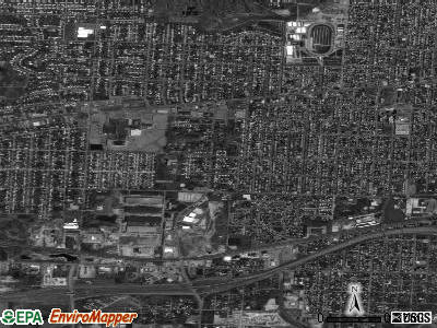 Zip code 44710 satellite photo by USGS