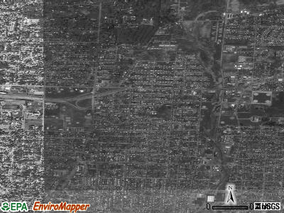 Zip code 44714 satellite photo by USGS