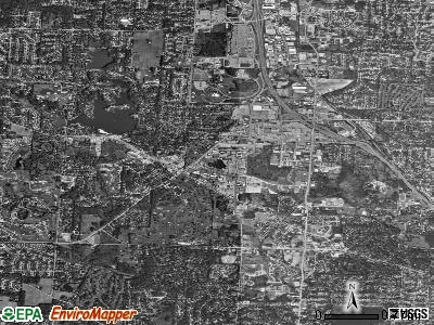 Zip code 44718 satellite photo by USGS