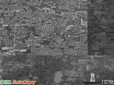 Zip code 44721 satellite photo by USGS