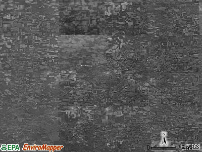 Zip code 44805 satellite photo by USGS