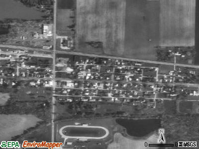 Zip code 44809 satellite photo by USGS