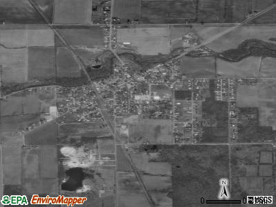 Zip code 44815 satellite photo by USGS