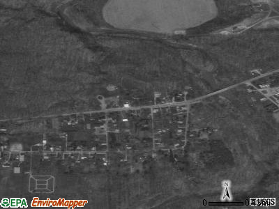 Zip code 44816 satellite photo by USGS
