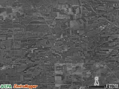 Zip code 44824 satellite photo by USGS