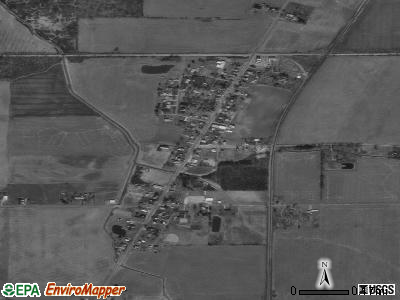 Zip code 44825 satellite photo by USGS