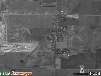 Zip code 44828 satellite photo by USGS
