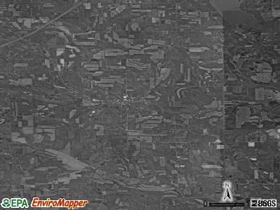 Zip code 44843 satellite photo by USGS