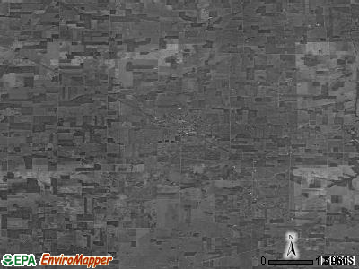 Zip code 44854 satellite photo by USGS