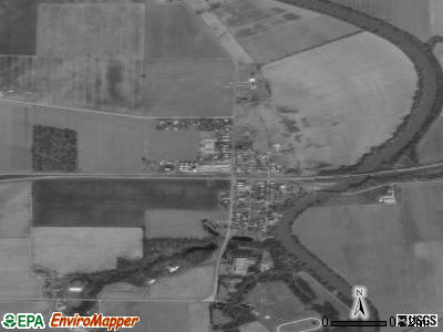 Zip code 44861 satellite photo by USGS