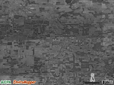 Zip code 44865 satellite photo by USGS