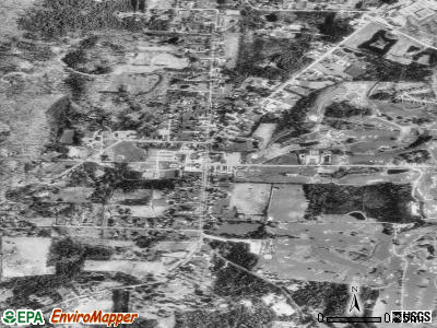 Zip code 05254 satellite photo by USGS