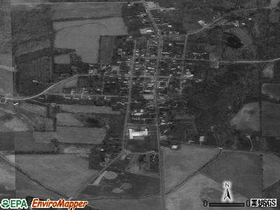 Zip code 44874 satellite photo by USGS