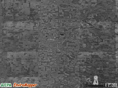 Zip code 44875 satellite photo by USGS
