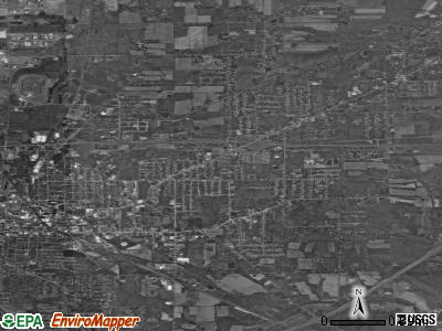 Zip code 44905 satellite photo by USGS