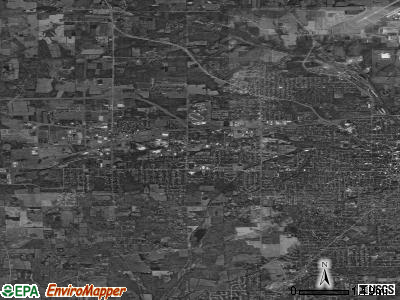 Zip code 44906 satellite photo by USGS